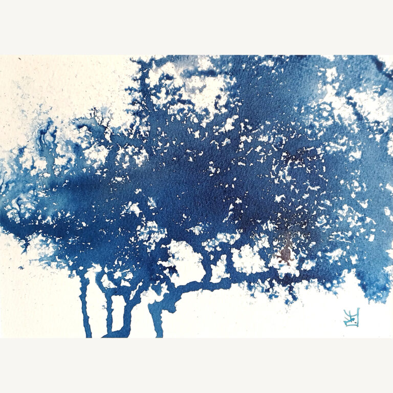 Sous-bois bleu